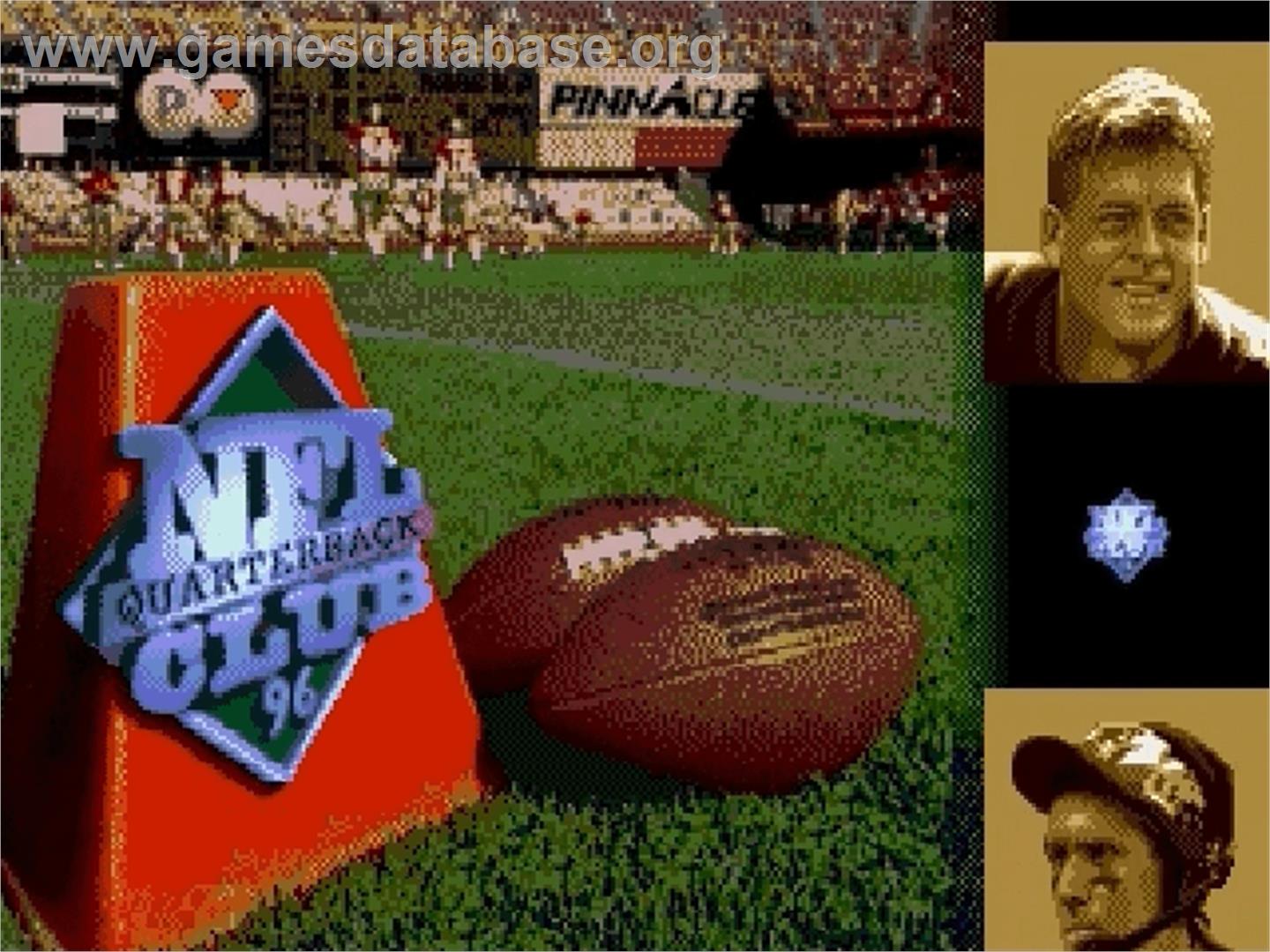 NFL Quarterback Club '96 - Sega Genesis - Artwork - Title Screen