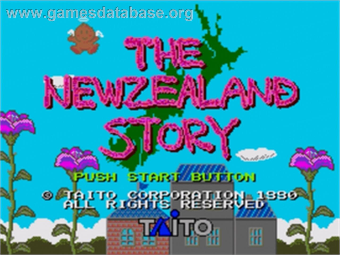 New Zealand Story, The - Sega Genesis - Artwork - Title Screen