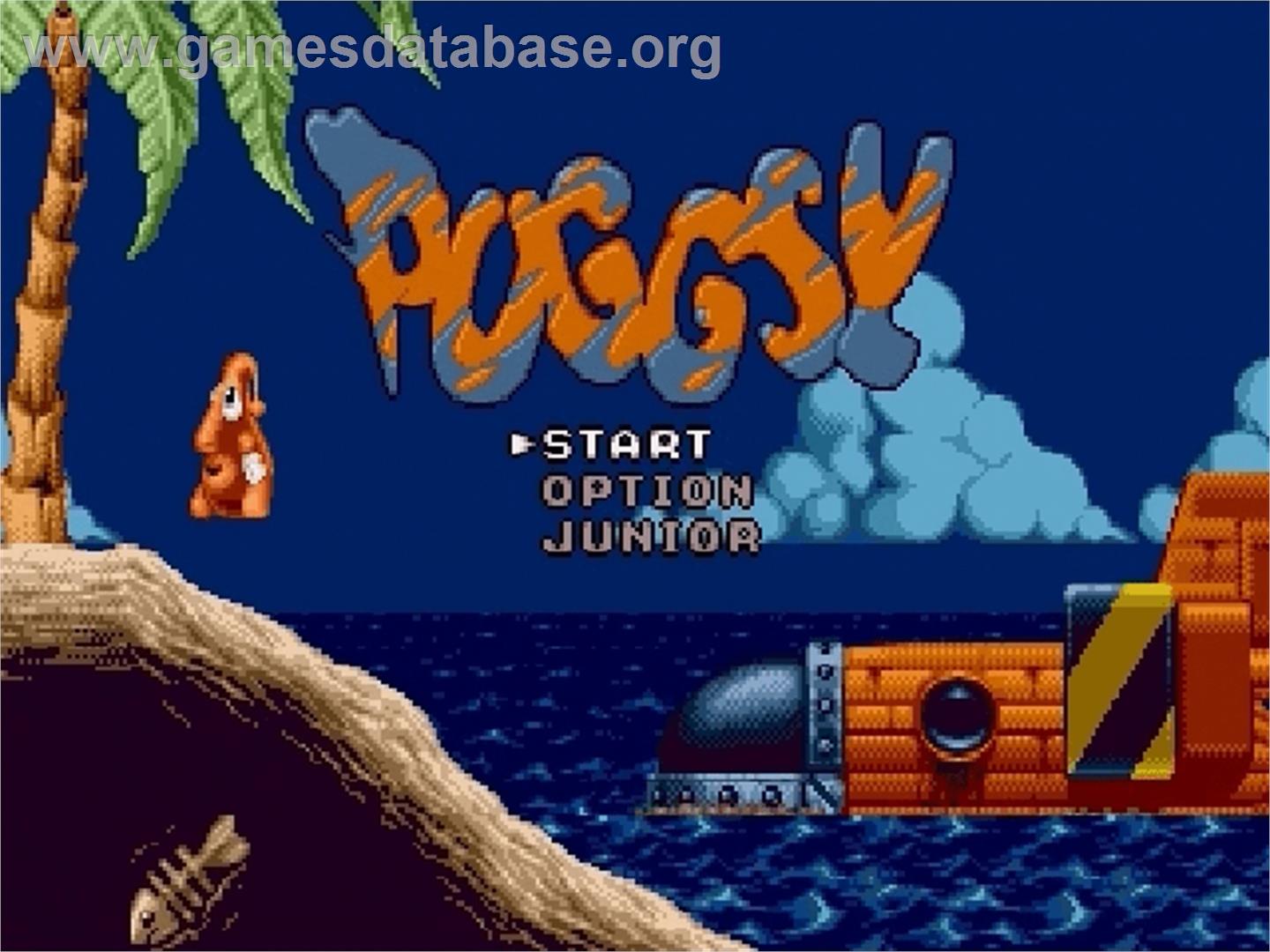 Puggsy - Sega Genesis - Artwork - Title Screen
