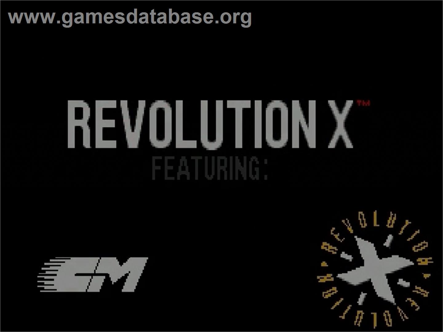 Revolution X - Sega Genesis - Artwork - Title Screen
