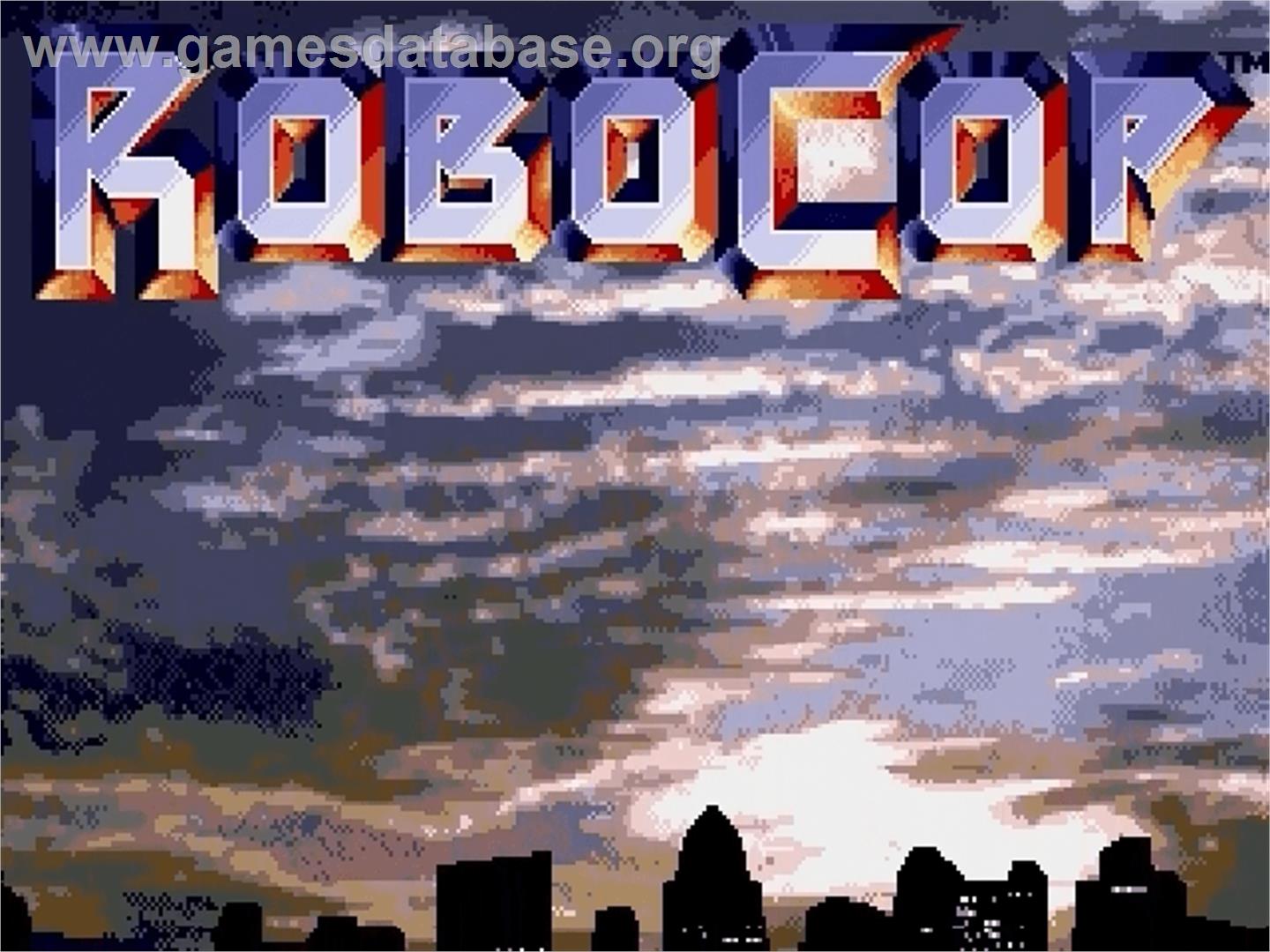 Robocop 3 - Sega Genesis - Artwork - Title Screen