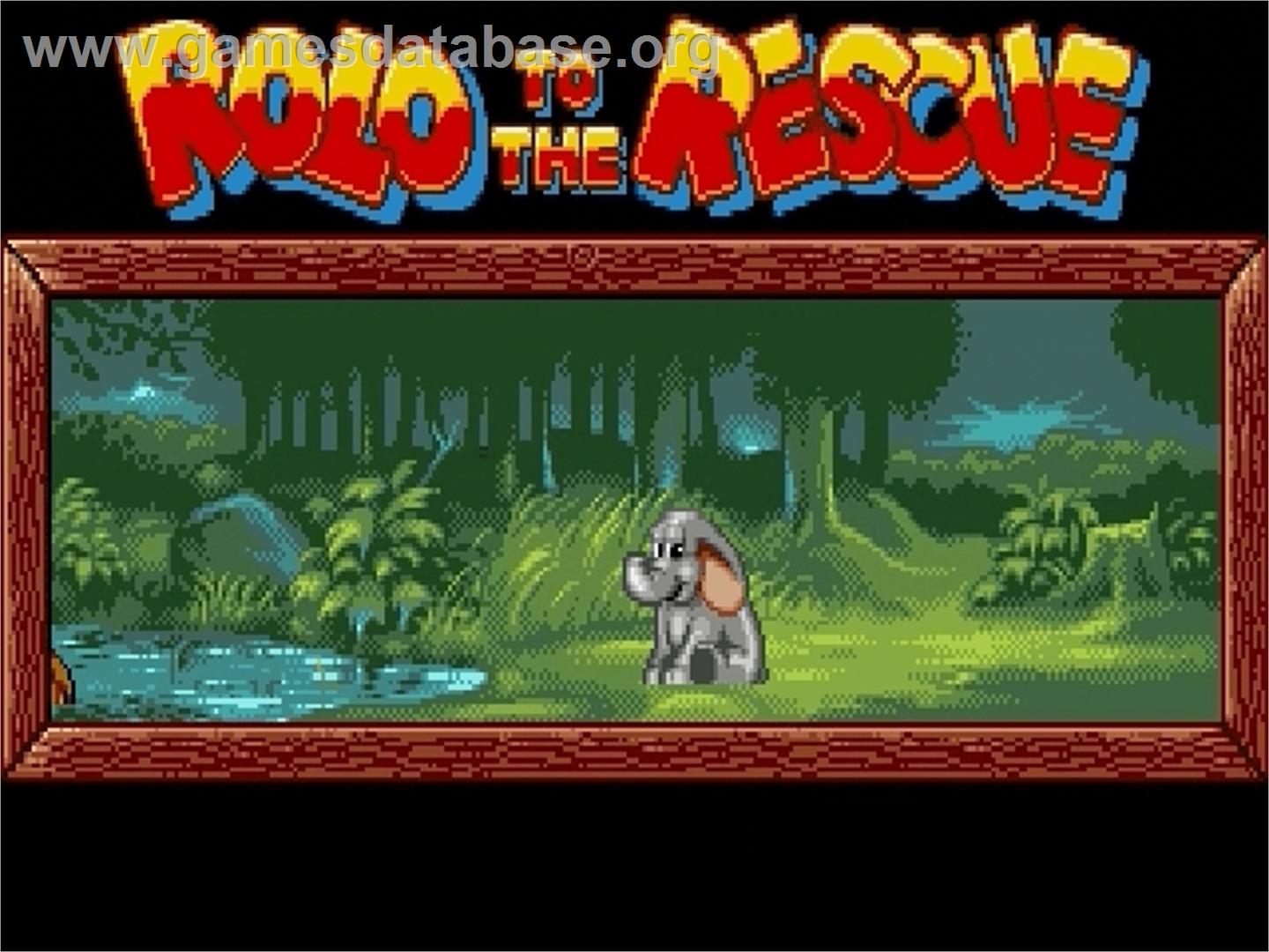 Rolo to the Rescue - Sega Genesis - Artwork - Title Screen