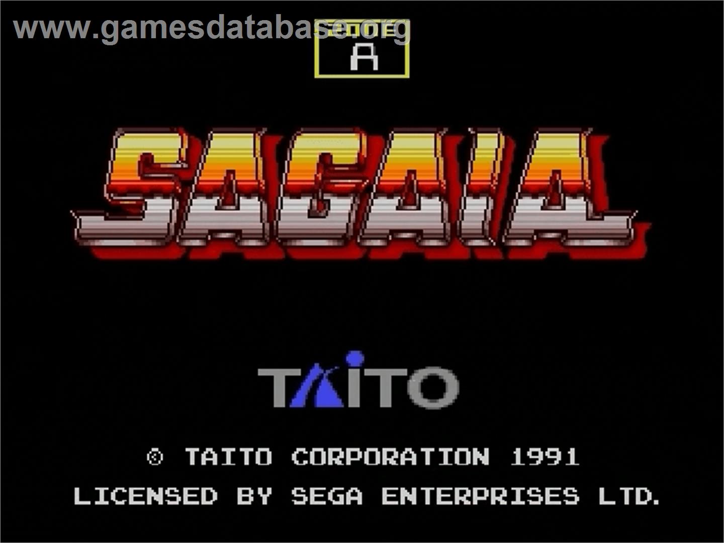 Sagaia - Sega Genesis - Artwork - Title Screen