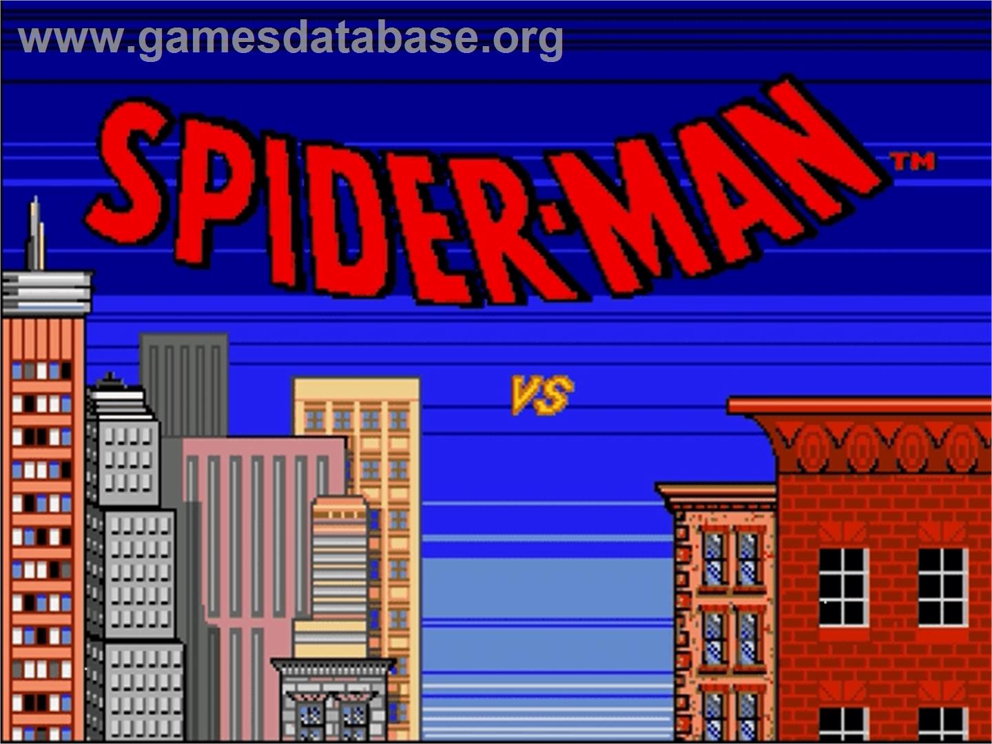 Spider-Man: The Animated Series - Sega Genesis - Artwork - Title Screen
