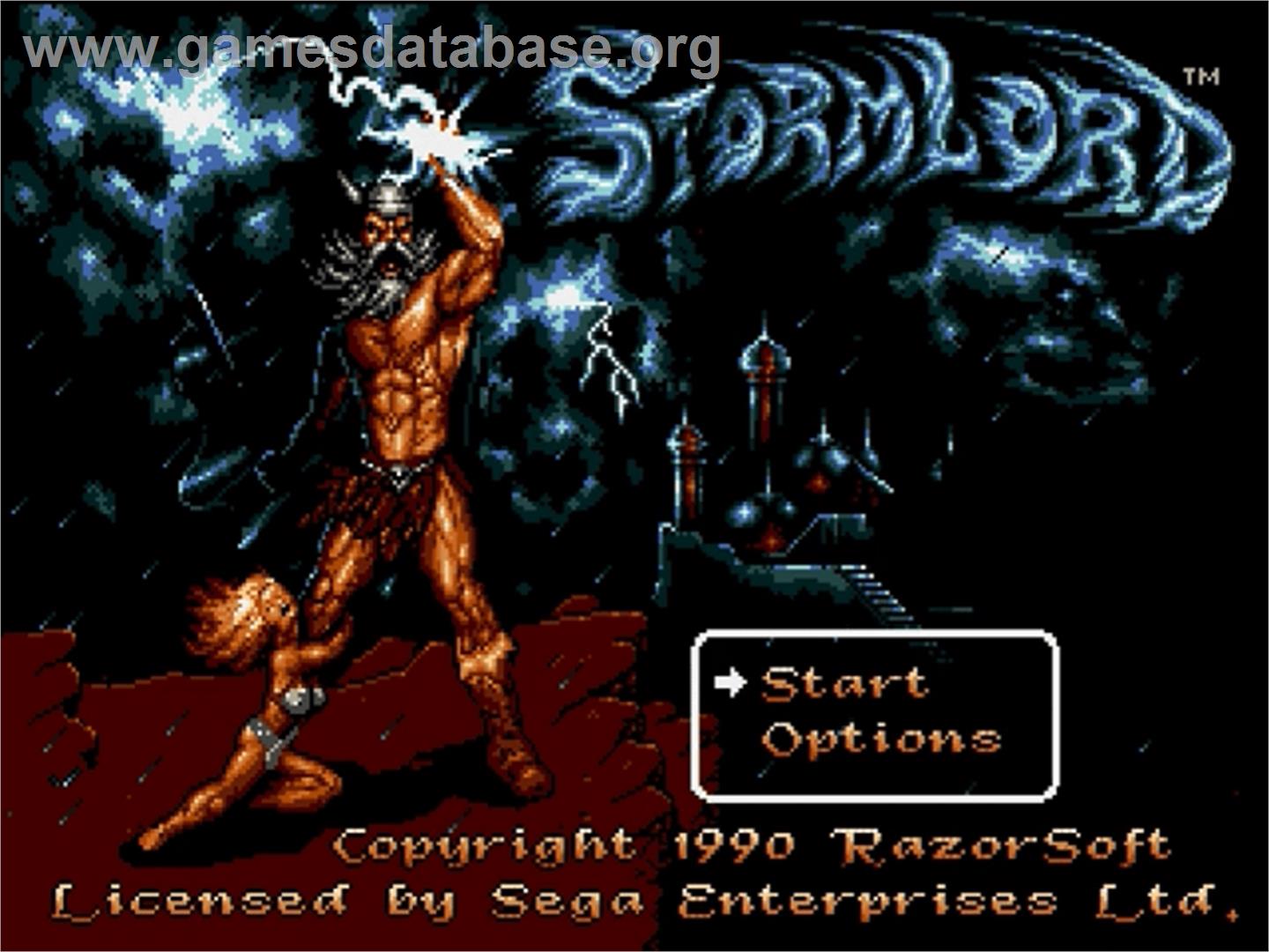Stormlord - Sega Genesis - Artwork - Title Screen