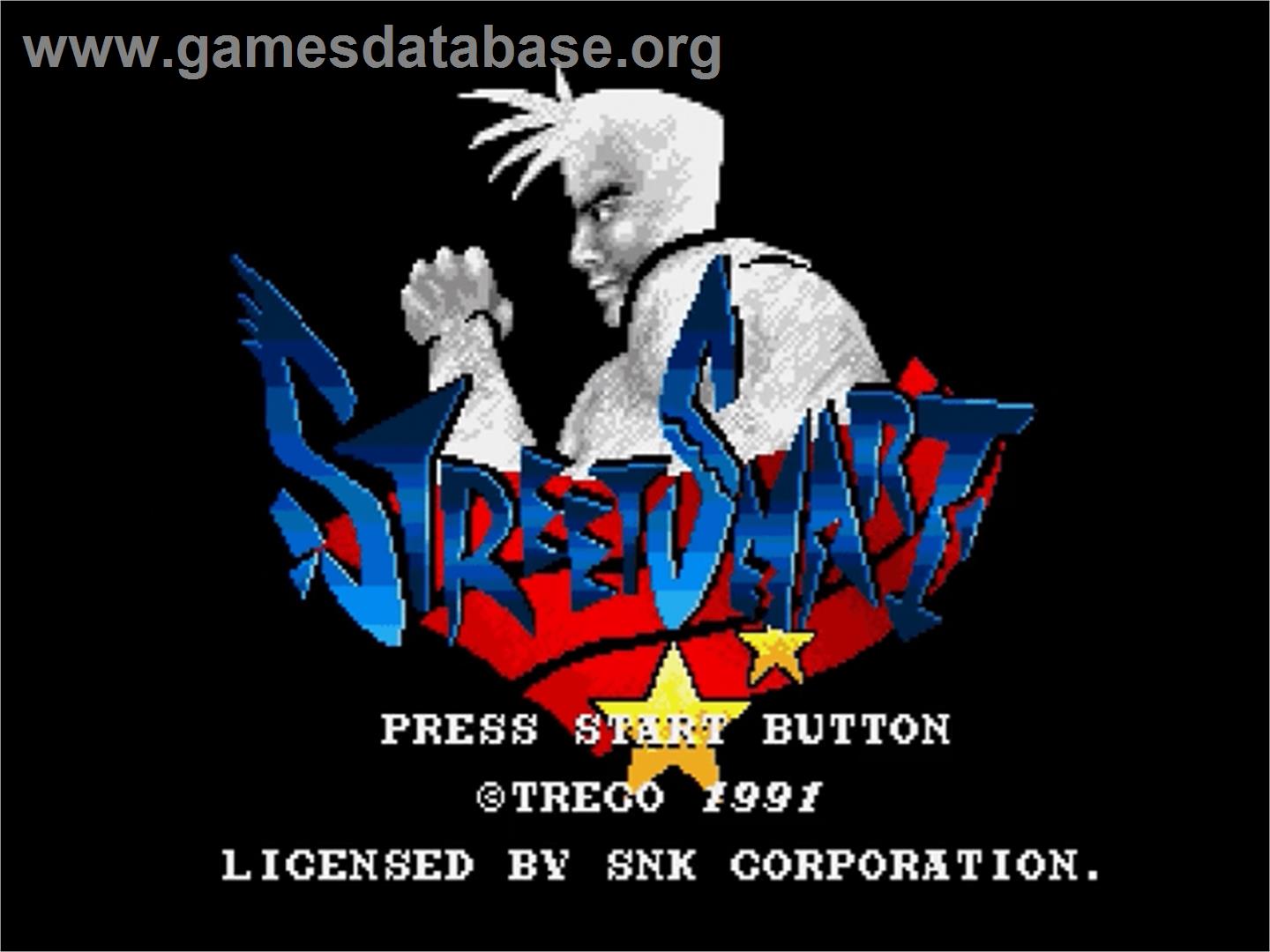 Street Smart - Sega Genesis - Artwork - Title Screen
