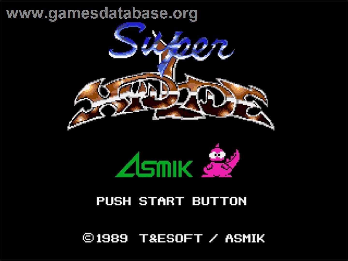 Super Hydlide - Sega Genesis - Artwork - Title Screen
