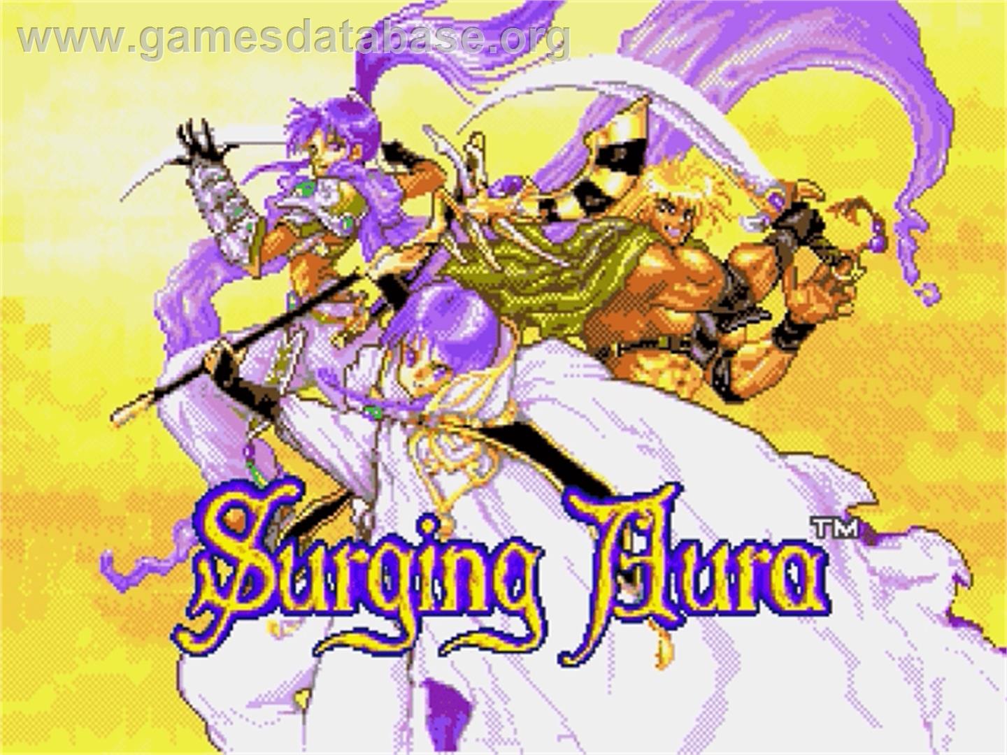 Surging Aura - Sega Genesis - Artwork - Title Screen