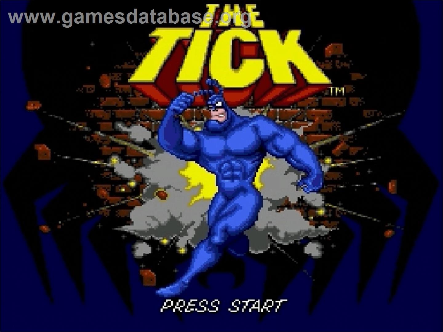 Tick, The - Sega Genesis - Artwork - Title Screen