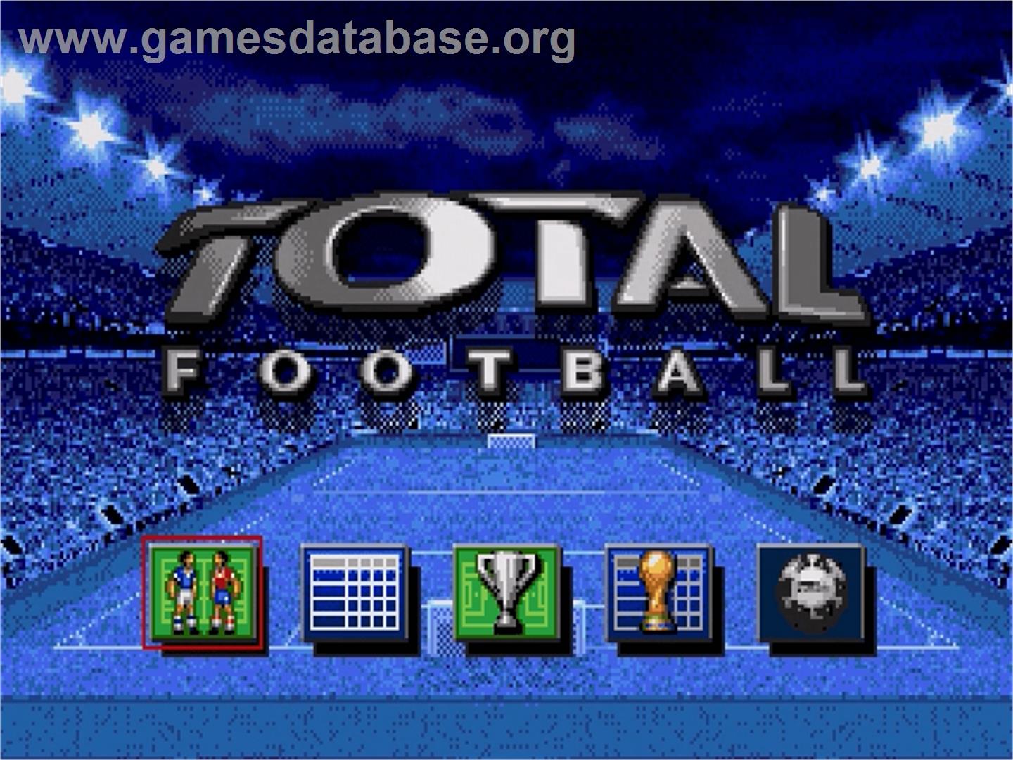 Total Football - Sega Genesis - Artwork - Title Screen