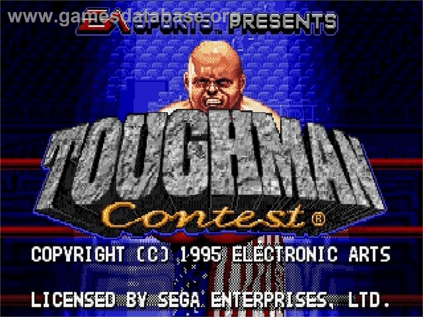 Toughman Contest - Sega Genesis - Artwork - Title Screen