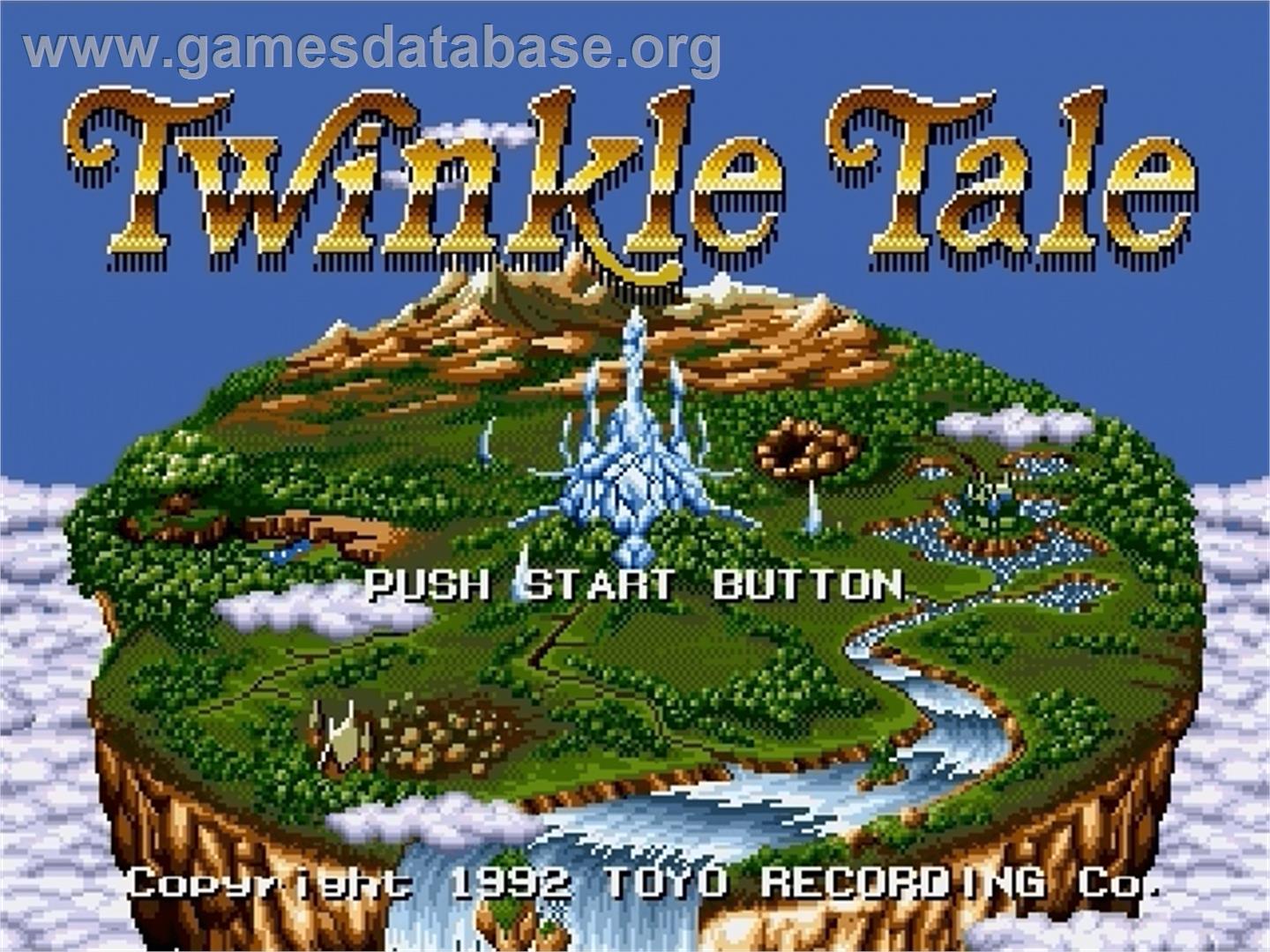 Twinkle Tale - Sega Genesis - Artwork - Title Screen