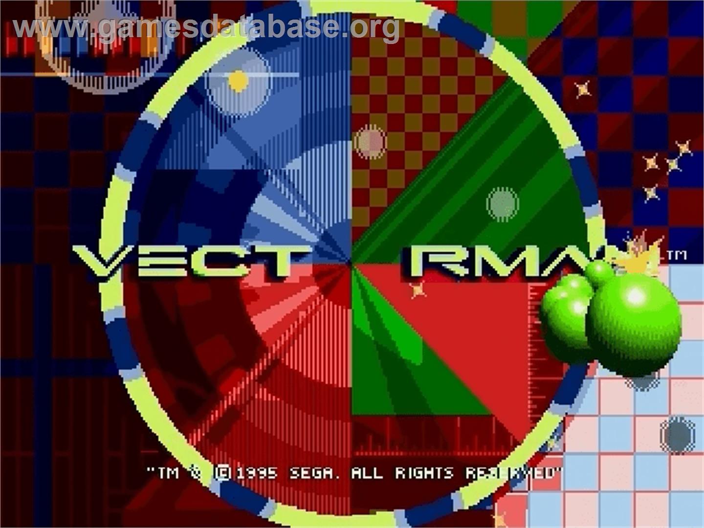 Vectorman - Sega Genesis - Artwork - Title Screen