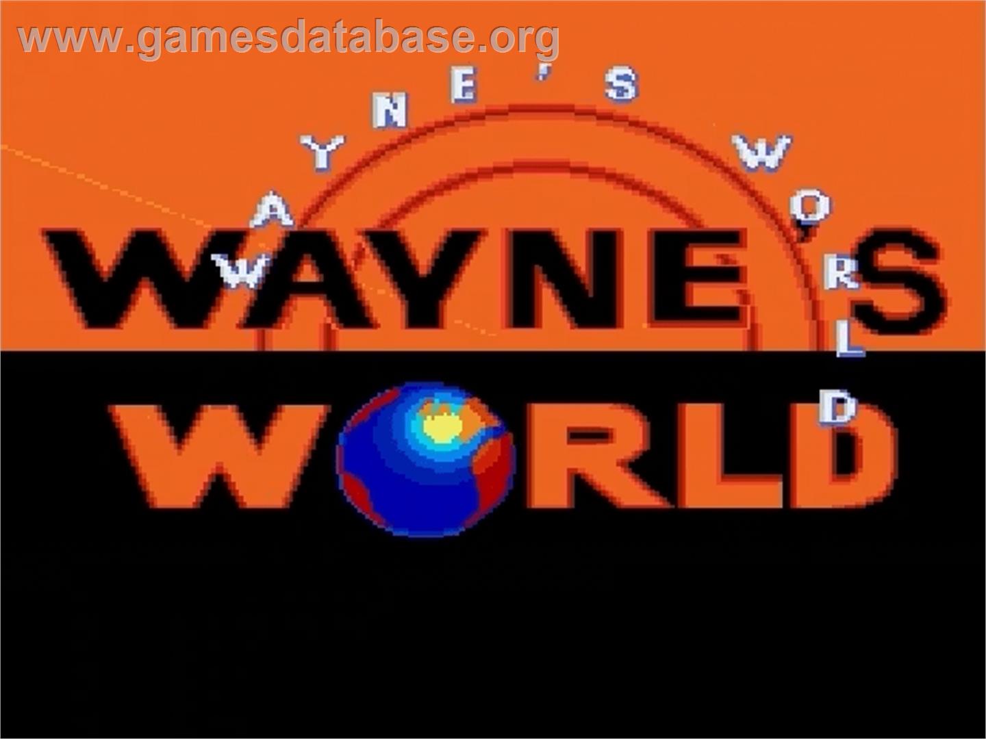 Wayne's World - Sega Genesis - Artwork - Title Screen