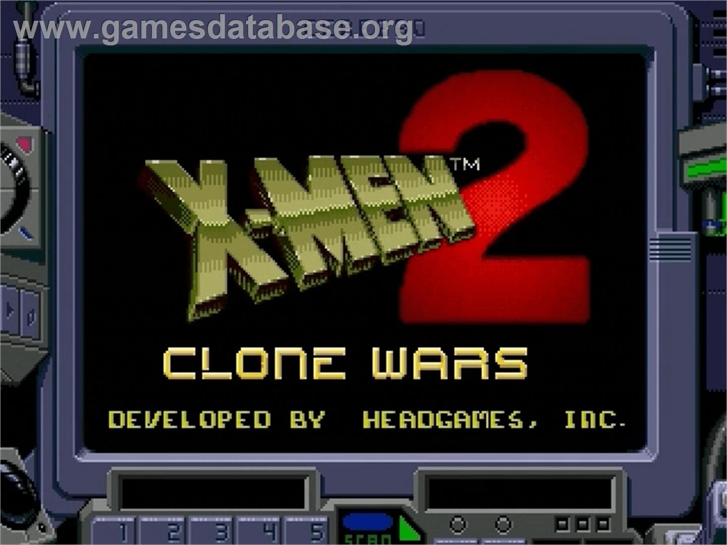 X-Men 2: Clone Wars - Sega Genesis - Artwork - Title Screen
