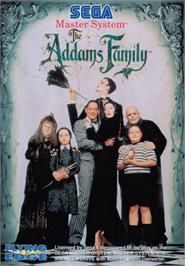 Box cover for Addams Family, The on the Sega Master System.
