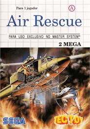 Box cover for Air Rescue on the Sega Master System.