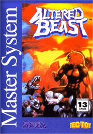 Box cover for Altered Beast on the Sega Master System.