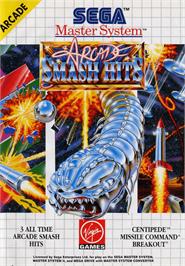 Box cover for Arcade Smash Hits on the Sega Master System.