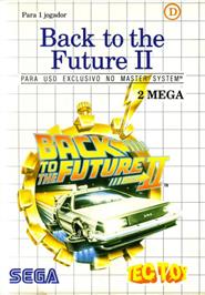 Box cover for Back to the Future 2 on the Sega Master System.