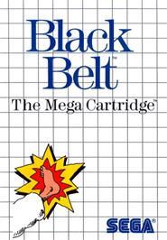 Box cover for Black Belt on the Sega Master System.