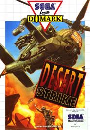 Box cover for Desert Strike: Return to the Gulf on the Sega Master System.