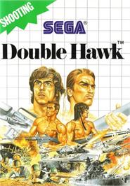 Box cover for Double Hawk on the Sega Master System.