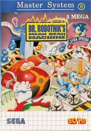 Box cover for Dr. Robotnik's Mean Bean Machine on the Sega Master System.