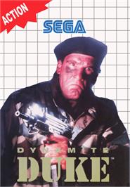 Box cover for Dynamite Duke on the Sega Master System.