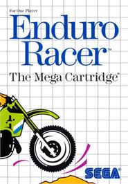 Box cover for Enduro Racer on the Sega Master System.