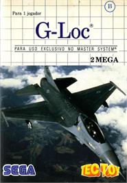 Box cover for G-Loc Air Battle on the Sega Master System.