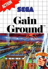 Box cover for Gain Ground on the Sega Master System.