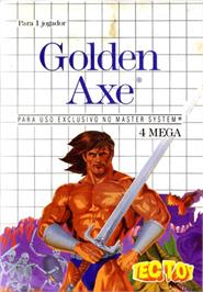 Box cover for Golden Axe on the Sega Master System.