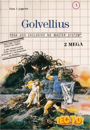 Box cover for Golvellius: Valley of Doom on the Sega Master System.