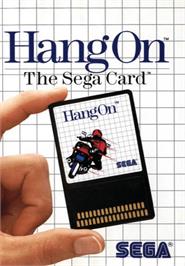 Box cover for Hang-On on the Sega Master System.