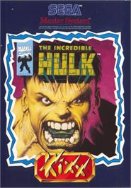 Box cover for Incredible Hulk, The on the Sega Master System.