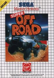Box cover for Ironman Ivan Stewart's Super Off-Road on the Sega Master System.
