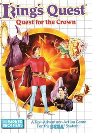 Box cover for King's Quest on the Sega Master System.