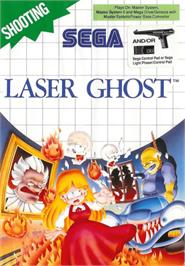 Box cover for Laser Ghost on the Sega Master System.