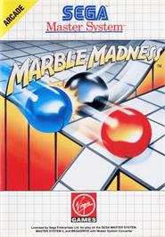 Box cover for Marble Madness on the Sega Master System.