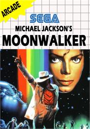 Box cover for Michael Jackson's Moonwalker on the Sega Master System.