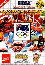 Box cover for Olympic Gold: Barcelona '92 on the Sega Master System.