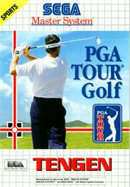 Box cover for PGA Tour Golf on the Sega Master System.