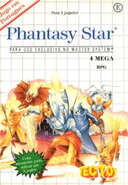 Box cover for Phantasy Star on the Sega Master System.