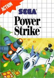 Box cover for Power Strike on the Sega Master System.
