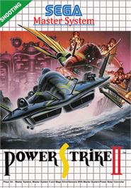 Box cover for Power Strike 2 on the Sega Master System.