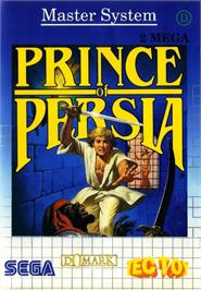 Box cover for Prince of Persia on the Sega Master System.