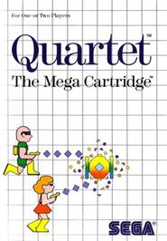 Box cover for Quartet on the Sega Master System.