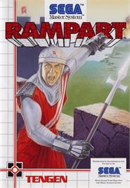 Box cover for Rampart on the Sega Master System.