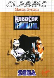 Box cover for Robocop vs. the Terminator on the Sega Master System.